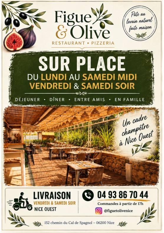 Figue & Olive - restaurant NICE - restaurant nice ouest - restaurant collines nice - restaurant avec vue nice - restaurant nice saint isidore
